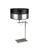 lampy stołowe Srebrna lampka nocna do sypialni w stylu glamour ALASKA GLAM 4