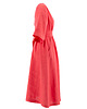sukienki midi damskie Sukienka Lniana Raspberry 2