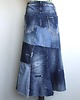 spódnice maxi Asymetryczna spódnica jeans r. 44 4