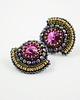 kolczyki swarovski Kolczyki Swarovski Wachlarze fuchsia 4