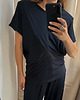 t-shirt damskie Bluzka Mindset mikromodal black 4
