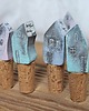 butelki wielorazowe Ceramiczny korek do wina Domek Kolorowe Love 1