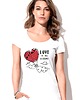 t-shirt damskie Koszulka damska  Love is all a round 1