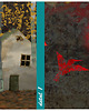grafiki i ilustracje Grafika na płótnie DOMEK W LESIE- 150x60cm 3