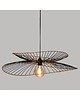 lampy wiszące Lampa Wisząca z Drucianym Kloszem Nero 1