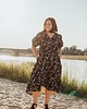 ubrania i akcesoria do karmienia Sukienka ciążowa do karmienia BLACK CHIC czarna w kwiaty 7