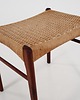 pufy do siedzenia Podnóżek palisandrowy, duński design, lata 70, produkcja: Dania 4