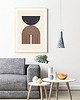 plakaty Plakat Mid century, geometria, abstrakcja 3