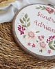 dodatki - różne Haftowany tamborek - pamiątka, rocznica, ślub 2