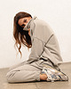 spodnie dresowe damskie Spodnie DONNA fog 3