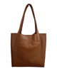 torby na ramię Shopper Bag Mocha Mousse. Shopperka z frędzlami skóra naturalna 2