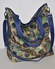 torby na ramię Torba hobo XXL - print pawie pióra 1