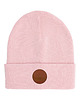 czapki damskie Czapka beanie z bawełny organicznej jasny róż 1