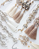 Biżuteria ślubna Amelia Tassel Line  Silver - kolczyki ślubne 2
