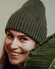 czapki damskie Czapka 100% Merino - Zielona 2