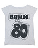 t-shirt damskie Born in the 80's Grey odCZAPY 2