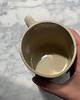 kubki i filiżanki Duży Ceramiczny Kubek Handmade 420 ml Beżowy z Napisem Mama 2