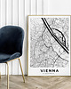 plakaty Plakat Wiedeń Vienna mapa 3