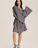 sukienki midi damskie SUKIENKA / KIMONO DRESS N.1 GRAPHITE 2