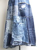 spódnice midi Jeansowa spódnica patchwork  r. 44 3