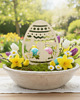 ozdoby wielkanocne Wielkanocna Pisanka Jajko 15cm  Figurka Dekoracja Koszyczka Stołu Decoupage 3