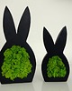 ozdoby wielkanocne Zając z chrobotkiem/czarny 2