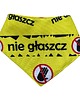ubranka dla zwierząt Dwustronna bandana dla psa zapinana na nap rozmiar Nie dotykaj! 2