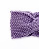 opaski do włosów Fioletowa miękka wełniana opaska twist New Lavender 1