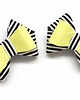 klipsy do butów Klipsy do butów Coquet-Kokardy 3D/Yellow&Stripes 3