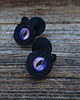 kolczyki soutache Oczka- czarne kolczyki sutasz 3
