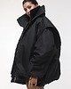 kamizelki damskie Kamizelka bomber oversize czarna 2