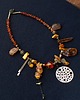 kolie Bursztyn inaczej Naszyjnik unikatowy handmade Luksusowy prezent. Elegancko 3