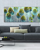 obrazy OBRAZ NA PŁÓTNIE - KWIATY CZOSNEK 147x60cm 2