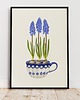 plakaty Plakat Zestaw "Kwiaty cebulowe w filiżankach" 30x40 cm 4