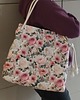 torby na ramię Torebka bucket bag na La ty o że sznurkami z zamkiem 1