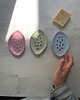 mydelniczki Handmade Pastelowy Niebieski Ceramiczna Mydelniczka Podłużna 7