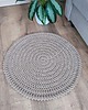 dywany Dywan szydełkowy ze sznurka bawełnianego okrągły 60cm 5