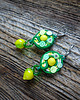kolczyki soutache Cytrusowe  letnie kolczyki soutache 3
