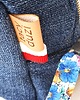 kosmetyczki Kosmetyczka kostka " jeans i kwiatuszki 2" 1