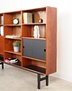 regały i półki Biblioteczka tekowa, duński design, lata 70, produkcja: Dania 3