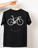 t-shirty męskie Koszulka czarna  męska Happy bike cycling 1