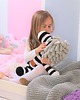 misie i maskotki Biało czarna handmade zebra w rozmiarze XL 2