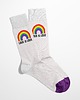 skarpetki męskie "Love is Love" - kolorowe skarpety BANANA SOCKS - tęczowe kolory (unisex) 3
