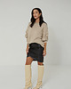 swetry damskie Sweter Cashmere Hug Piaskowy 3