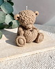 świeczniki i świece Świeca sojowa ekologiczna dekoracyjna miś misiu "Teddy Bear" 75x75mm 1