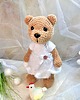 misie i maskotki Misia w sukience 1