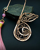 zakładki do książek Miedziana zakładka do książki wire wrapping 2