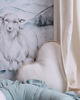 obrazy i plakaty do pokoju dziecięcego Lovely Sheep Poster White / silit green 1