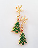 komplet biżuterii Komplet Zielone Choinki 3