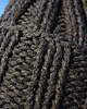 czapki damskie Szara czapka beanie  z wełną Shetland Chunky 1